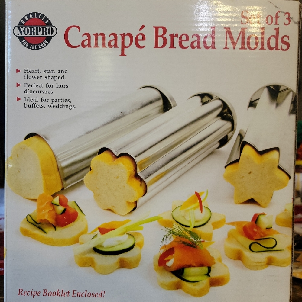 3 shape metal molds